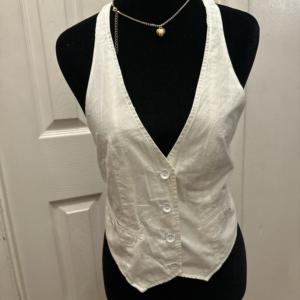 GAP Cream Vest Top